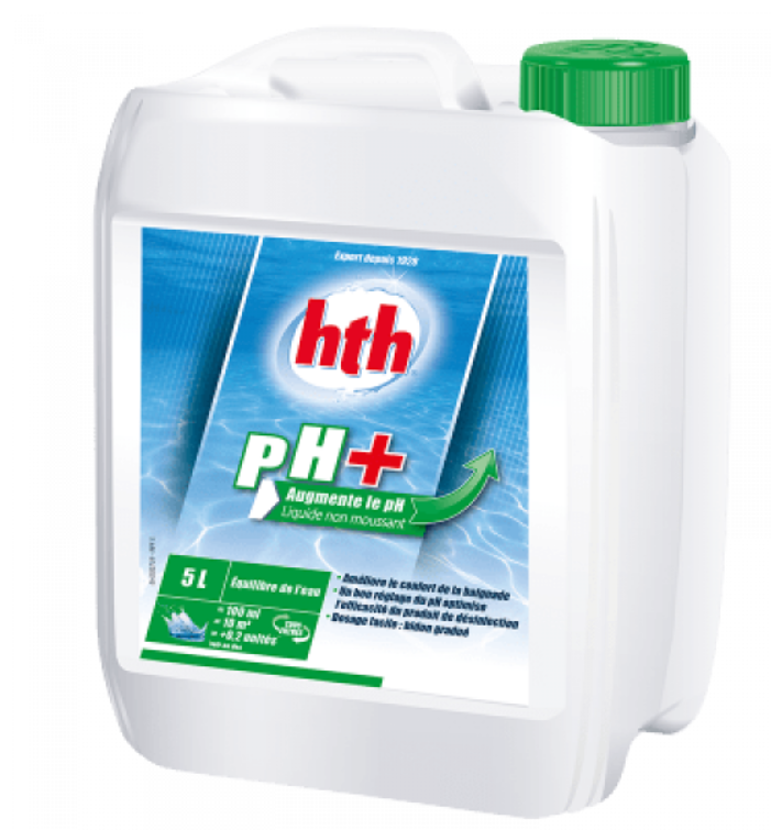 SLI PISCINE  - HTH pH Plus liquide 5 litres